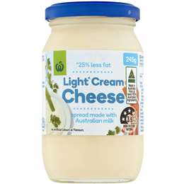 Woolworths Light Cream Cheese Spread