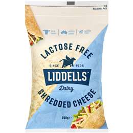Liddells Lactose Free Shredded Cheese