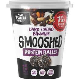 Tasti Smooshed Wholefood Balls Protein Cacao Brownie