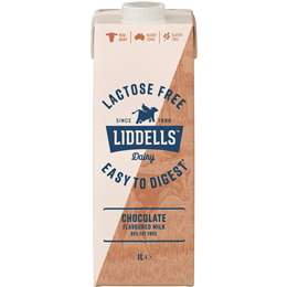 Liddells Chocolate Flavoured Milk Lactose Free