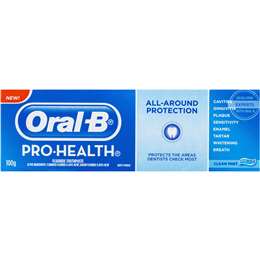 Oral-b Pro Health All Round Protect Fluoride Toothpaste Clean Mint 100g ...