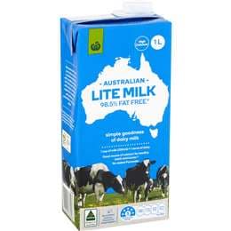 Woolworths Lite Long Life Milk UHT