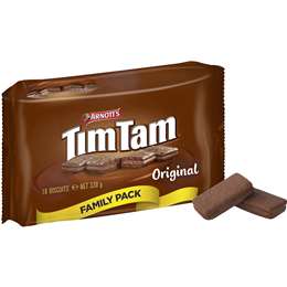 Arnott's Tim Tam Chocolate Biscuits Family Pack 330g | Woolworths