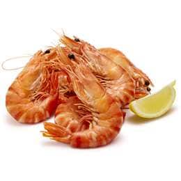 Fresh Extra Large Cooked Tiger Prawns per 100g
