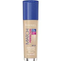 Rimmel London Match Perfection Foundation 100 Ivory 30mL