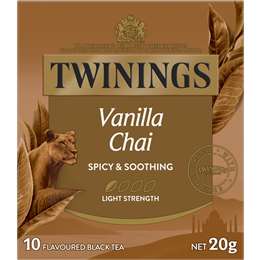 Twinings Chai Vanilla Tea Bags Chai Tea