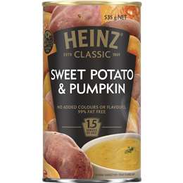 Heinz Classic Sweet Potato & Pumpkin Soup Vegetarian Ready Meals