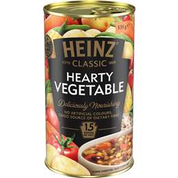 Heinz Classic Hearty Vegetable Soup Canned Ready Meals 535g