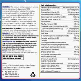 Centrum Men Daily Multivitamin Supplements