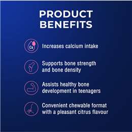 Ostelin Calcium & Vitamin D Chewable D3 Tablets Bones + Immunity