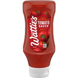 Wattie's Tomato Sauce Upside Down