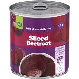 Woolworths Beetroot Sliced 425g | Woolworths