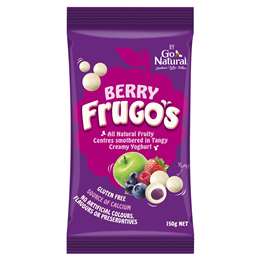 Go Natural Fruit Snacks Frugos Berry 150g