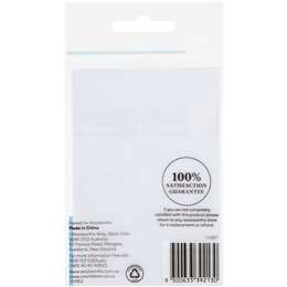 Paperclick Adhesive Labels Rectangle White 18mm X 38mm 72 Pack | Woolworths