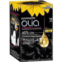Garnier Olia Permanent Hair Colour 1.0 Deep Black Each