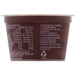 Aeroplane Ready To Eat Jelly Cup Snack Raspberry Flavour