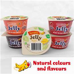 Aeroplane Ready To Eat Jelly Cup Snack Raspberry Flavour