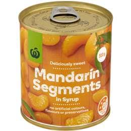 Woolworths Mandarin In Syrup
