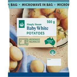 Woolworths Potato Mini Microwavable White Bag
