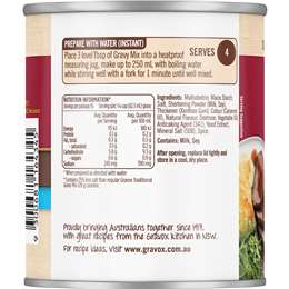 Gravox Traditional Salt Reduced Gravy Mix Tin