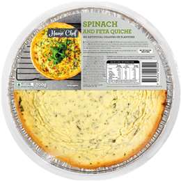 Home Chef Quiche Spinach & Feta Chilled Meal