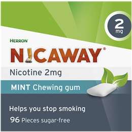 Nicaway Nicaway Stop Smoking Mint Gum 2mg