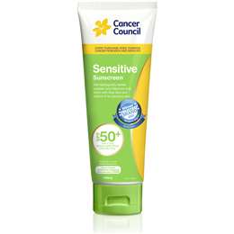 Cancer Council Sensitive Sunscreen SPF50+ Tube 110mL