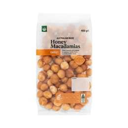 Woolworths Macadamias Honey