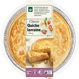 Woolworths Quiche Lorraine Chilled Meal