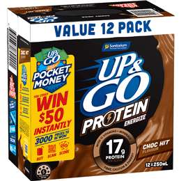 Up&Go Protein Energize Liquid Breakfast Choc