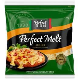 Perfect Italiano Grated 4 Cheese Melt