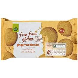 Woolworths Free From Gluten Gingernut Biscuit
