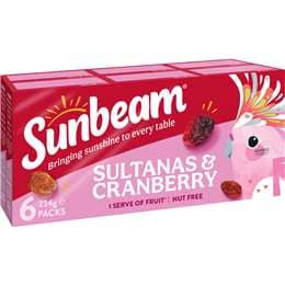 Sunbeam Sultanas & Cranberry