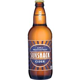 Sunshack Apple & Passionfruit Cider Bottle
