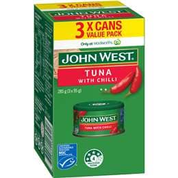 John West Tuna With Chilli Value Pack