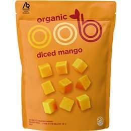 Oob Organic Frozen Diced Mango
