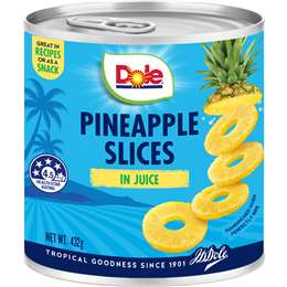 Dole Pineapple Premium Tropical Slices In Juice