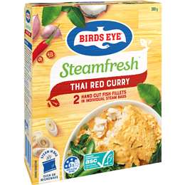 Birds Eye Steamfresh Fish Fillets Thai Red Curry Sauce
