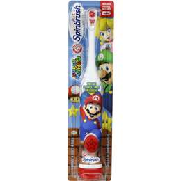 Spinbrush Toothbrush Electric Kids Mario Or Princess Each | Woolworths