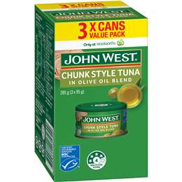 John West Chunky Tuna In Olive Oil Multipack