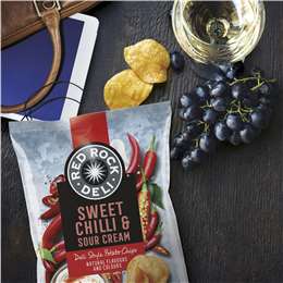 Red Rock Deli Potato Chips Sweet Chilli & Sour Cream