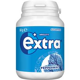 Extra Peppermint Sugar Free Chewing Gum Bottle