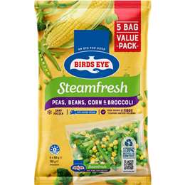Birds Eye Steam Fresh Peas Beans Broccoli Corn Mix
