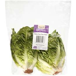 Macro Fresh Lettuce Baby Cos Organic Pack
