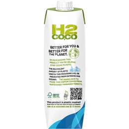 H2coco 100% Natural Pure Coconut Water