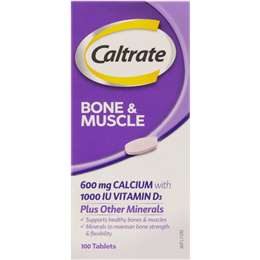 Caltrate Bone & Muscle With Calcium & Vitamin D3