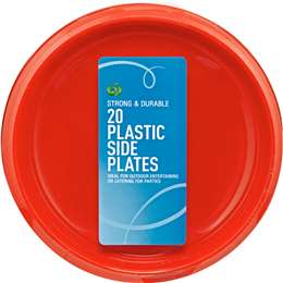 Woolworths Select Side Plates Red