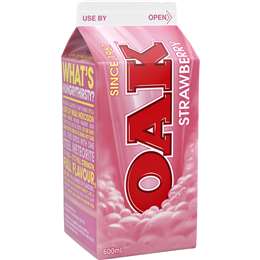 Oak Strawberry Flavoured Milk Milk