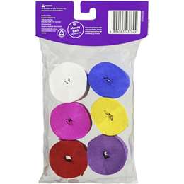 Woolworths Party Decoration Streamers Solid
