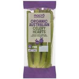 Macro Fresh Celery Heart Organic